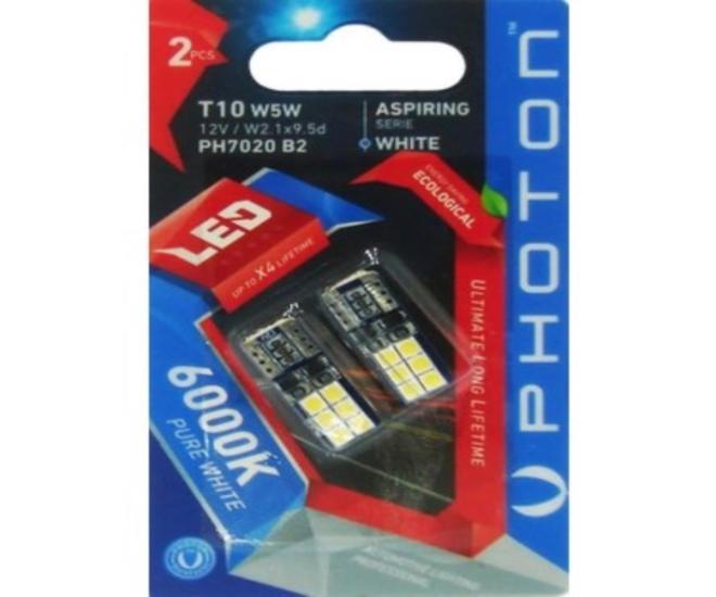 T10 W5W 6+6 LED (2’Lİ BLISTER)