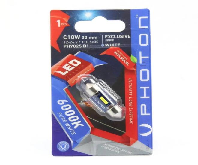 C10W 12-24V EXCLUSIVE CB 31mm SOFİT LED (TEKLİ BLISTER)