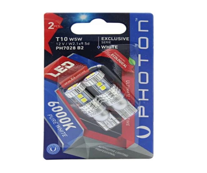 T10 W5W 15SMD 12V EXCLUSIVE PARK LED (2’Lİ BLISTER)