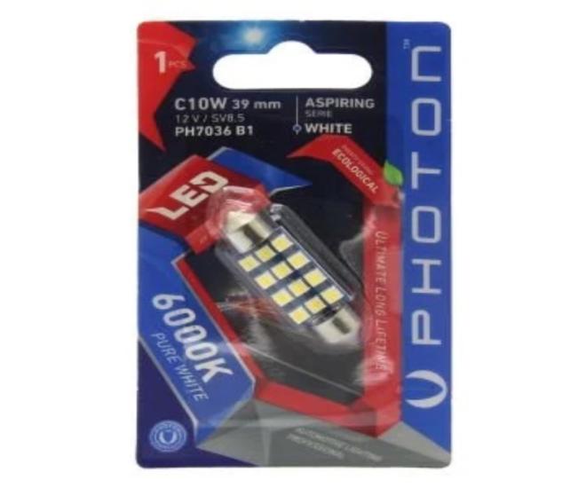 C10W 12V CANBUS 39mm SOFİT LED (TEKLİ BLISTER)